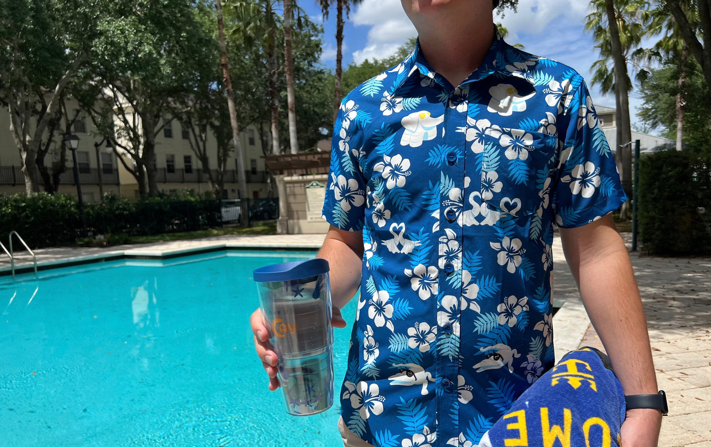 tropical hawaiian shirt